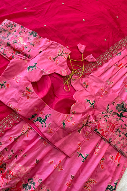 Soft dola silk lehanga SS390