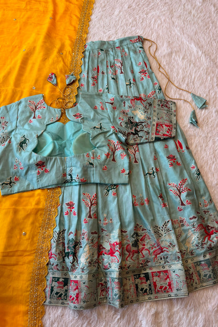 Soft dola silk lehanga SS390