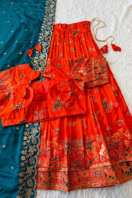 Soft dola silk lehanga SS390
