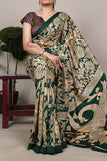 unsitched blouse / green