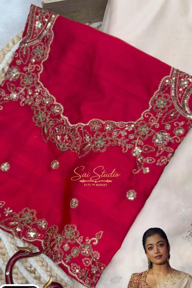 Rashmika mandana saree SS399