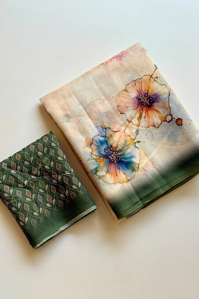 Soft cotton silk saree SS402