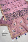 Blouse unstitched / pink