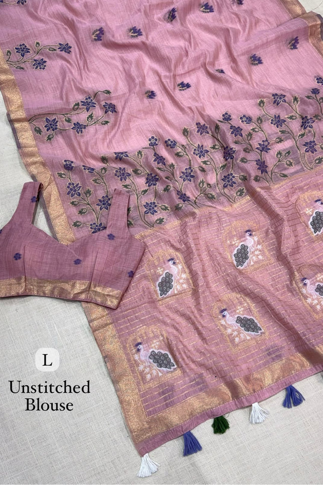 Monsoon Peacock saree SS417
