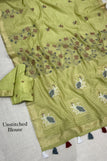 Blouse unstitched / green