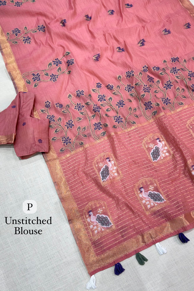 Monsoon Peacock saree SS417