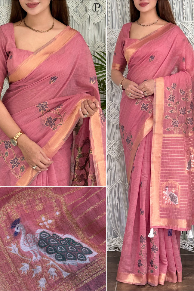Monsoon Peacock saree SS417