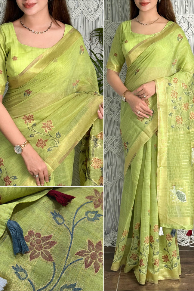 Monsoon Peacock saree SS417