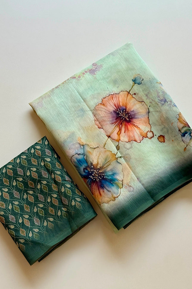 Soft cotton silk saree SS402