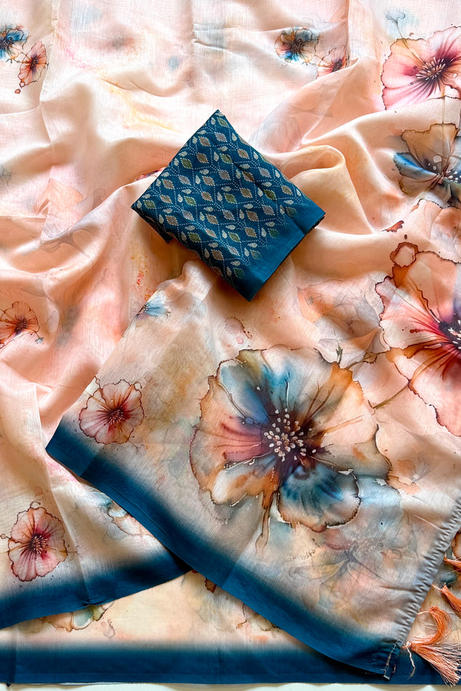 Soft cotton silk saree SS402