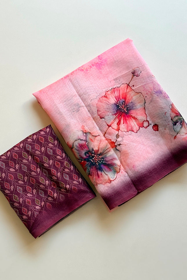 Soft cotton silk saree SS402