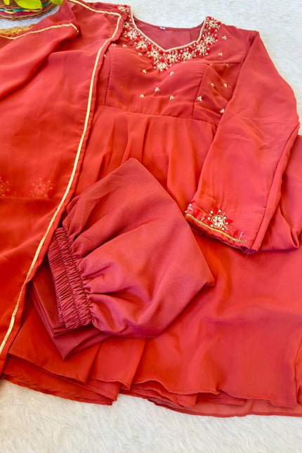 Party Wear Look Fox Gerorrget Gown  SS404