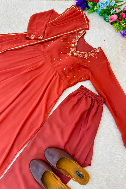 Party Wear Look Fox Gerorrget Gown  SS404