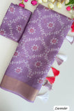 blouse unstitched / lavender