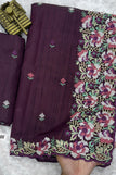 Blouse unstitched / wine