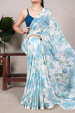 unsitched blouse / sky blue