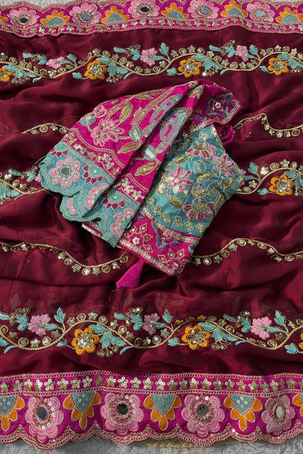 Premium designer saree SS428