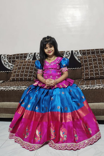 kids pattu lehanga SS462