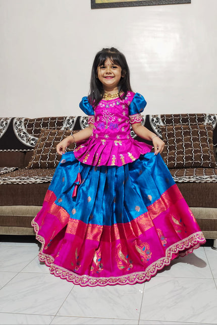 kids pattu lehanga SS462