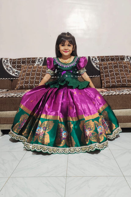 kids pattu lehanga SS462