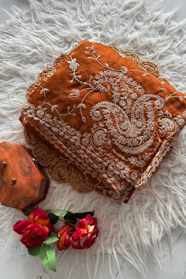 Primium Pure Tissue Saree  SS444