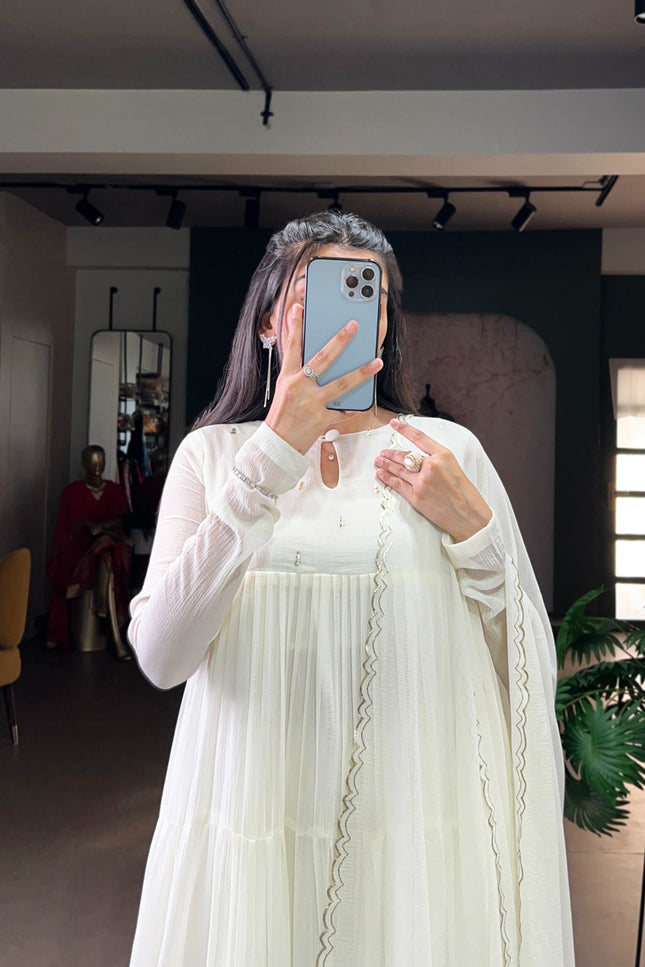 A flowy Anarkali  SS456