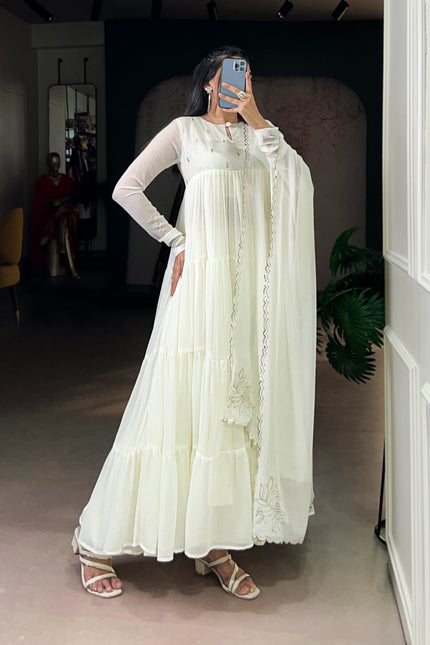 A flowy Anarkali  SS456