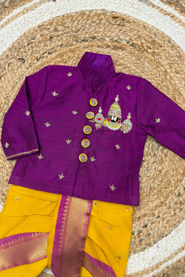 Kurta with Dhoti father son combo SS471