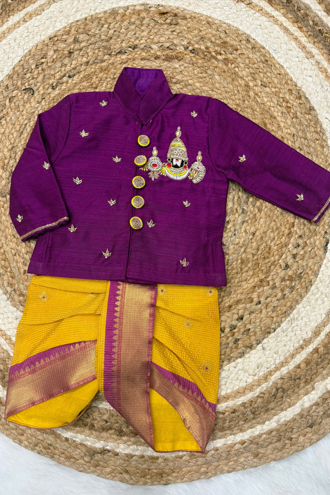 Kurta with Dhoti father son combo SS471