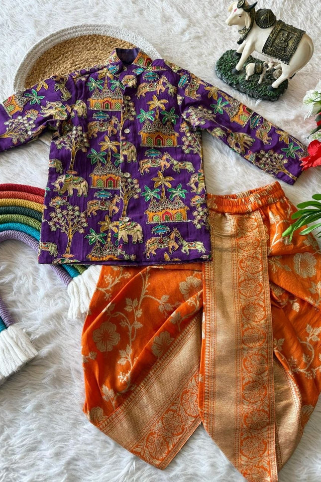 Trending Boys Dhoti kurta SS445