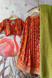 free size upto XXL-44 / orange
