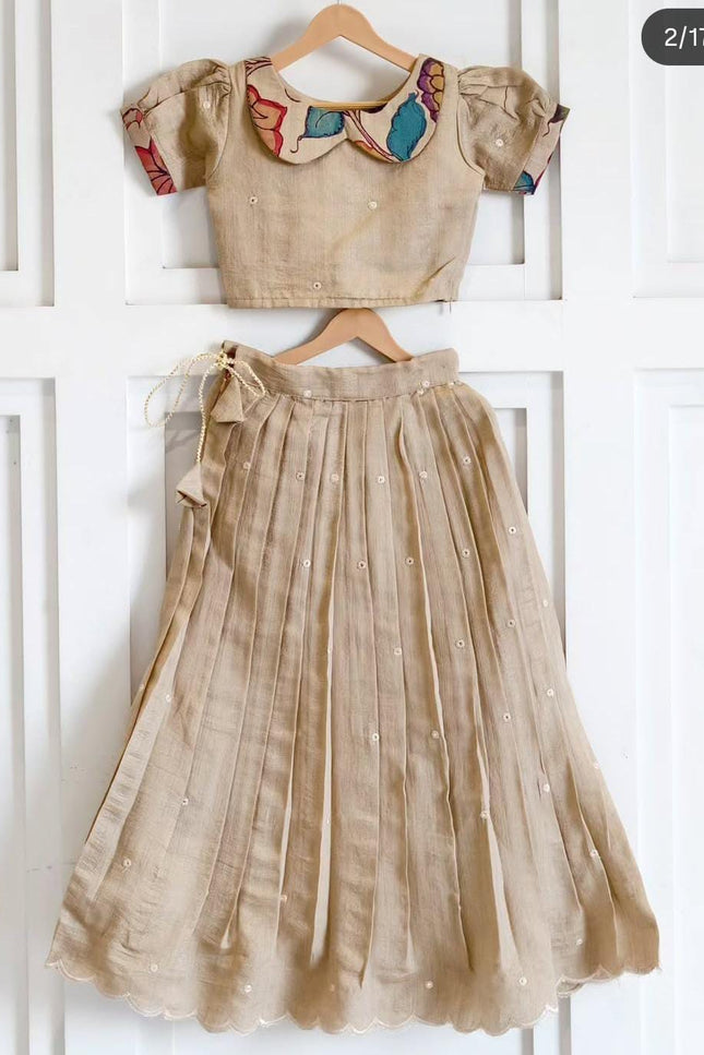 Girls Kalamkari Skirt & Top set SS451