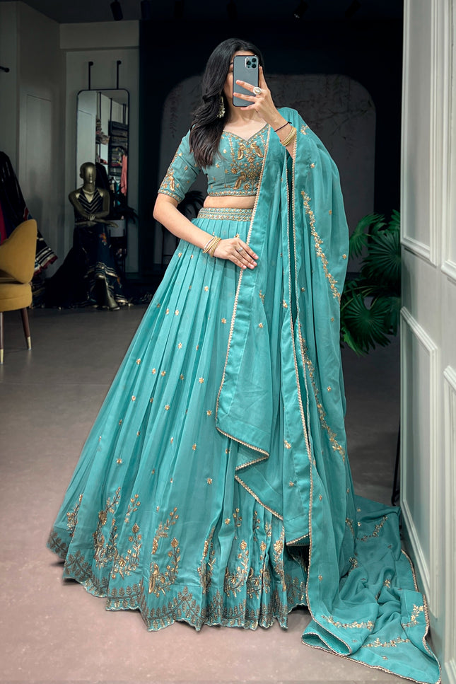 Aqua Royal Lehenga SS452