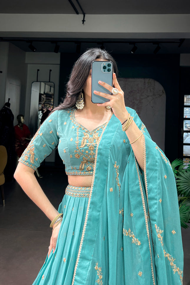 Aqua Royal Lehenga SS452