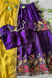 Mother free size adjust upto XXL-44 / purple