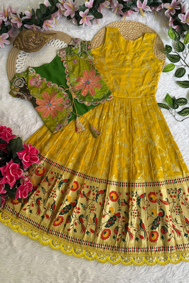 Kids Gown with Coat SS455