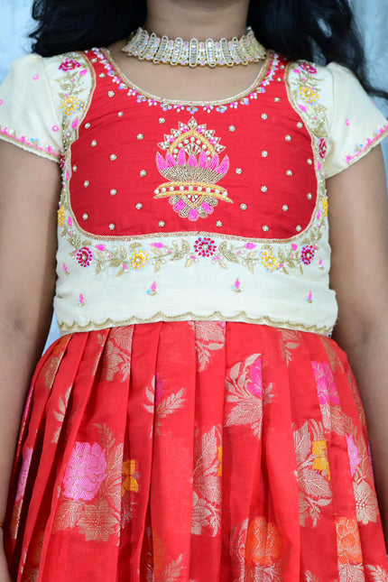 Banaras Silk kids lehanga SS469