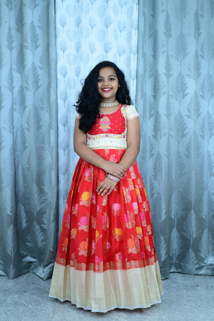 Banaras Silk kids lehanga SS469