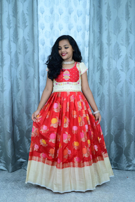 Banaras Silk kids lehanga SS469