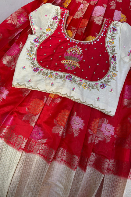 Banaras Silk kids lehanga SS469
