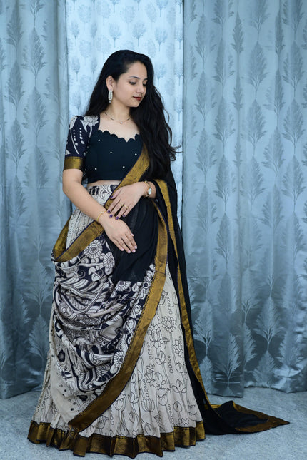 Kalamkari lehangas SS467