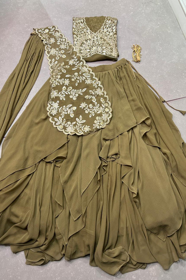 Marble Lehenga Set SS292