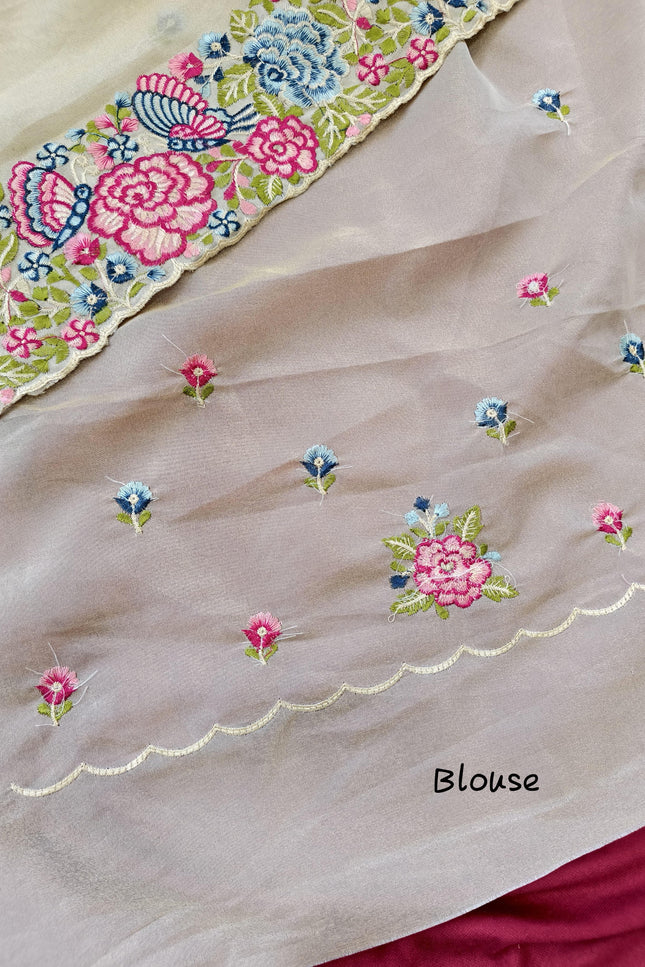 petit point saree SS457
