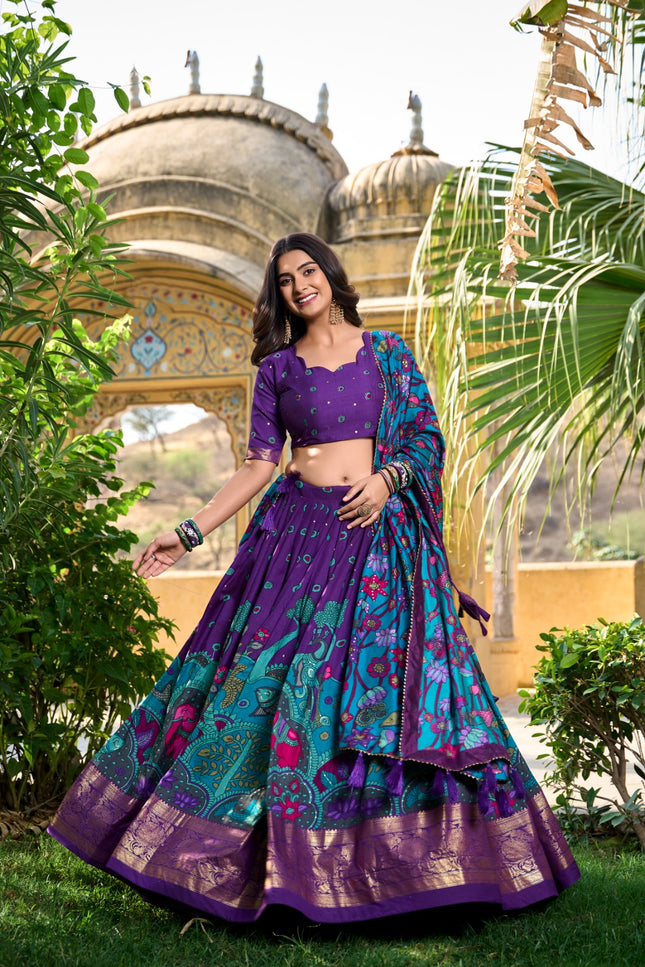 kalamkari lehenga SS483