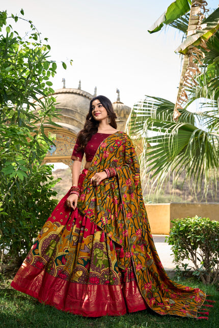 kalamkari lehenga SS483