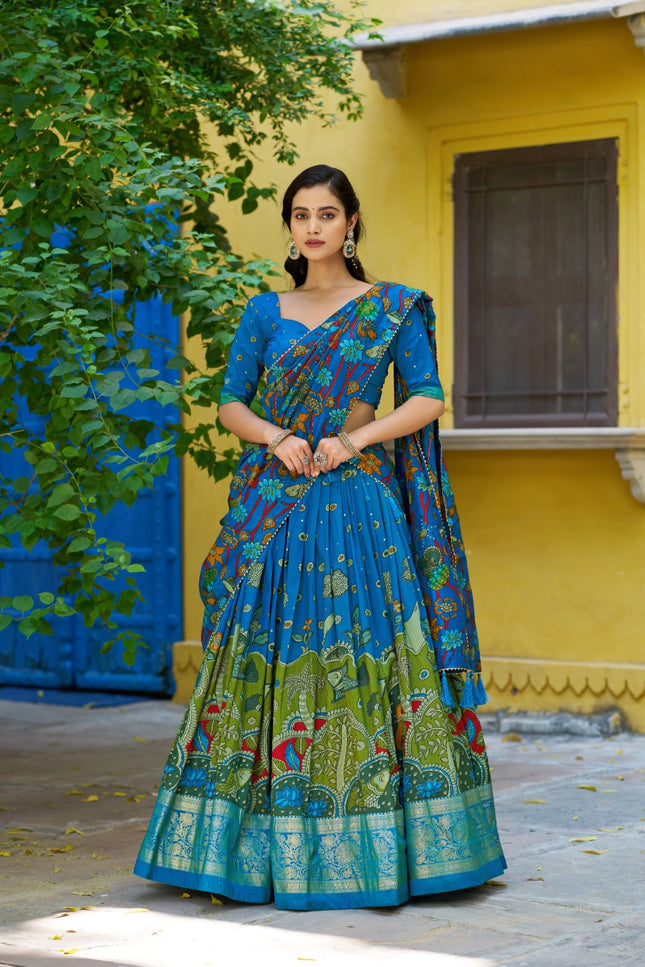 kalamkari lehenga SS483