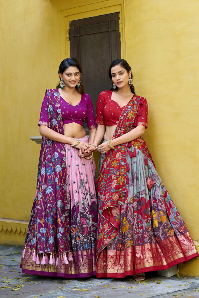 kalamkari lehenga SS483