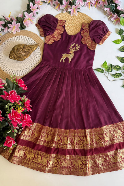 kids narayanpet frock SS537