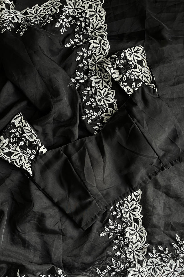 black saree SS847