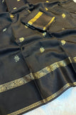 unstitched / black
